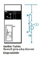 Kesicili Gerilim Trafolu Giriş Çıkış Hücresi (Otoprodüktör)