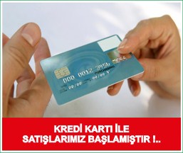 Kredi Kartı Satışlarımız Başlamıştır !..